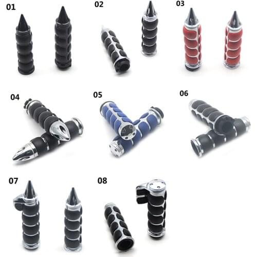 Universal 25mm 1" Motorcycle 1" Handlebars Hand Grips For Yamaha Harley Honda Shadow Kawasaki Suzuki Yamaha