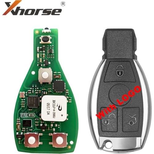 Xhorse XSBZ01EN Universal for Benz FBS3 Keyless Smart Key Renewable 433/315MHz With Keyshell and LOGO