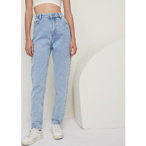 Spring autumn new blue deep grey pocket casual jeans zaraing-style za 2020 women sheining vadiming female jeans pants