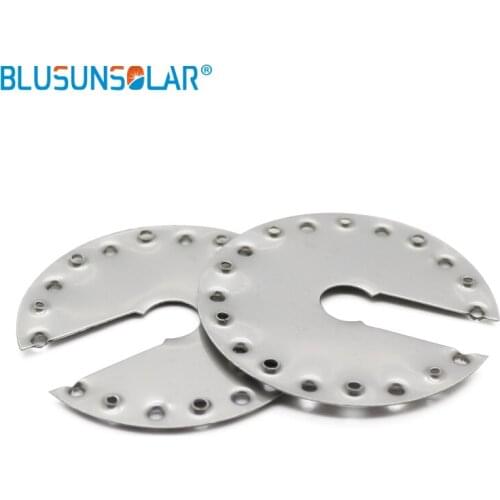 100 pcs/lot Round Grounding Clip use in Solar Mounting System Grounding gasket Solar Installation Clamp