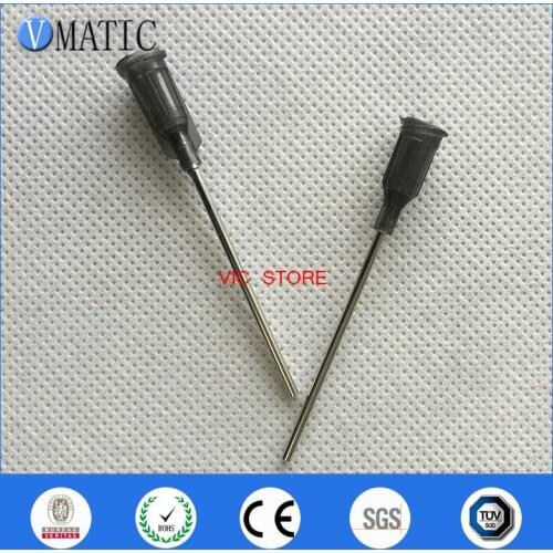 Free Shipping 16G 2'' Inch Luer Lock Glue Dispensing Needles Tips 100Pcs