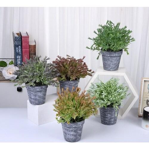 Retro Simulation Heartbroken Grass Bonsai Simulation Flower Home Decoration Desktop Simulation Plant Bonsai