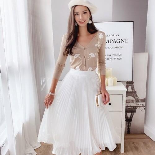 Плиссированная юбка Dabuwawa China At AliExpress