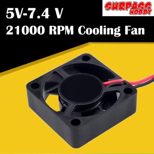SURPASS HOBBY 21000 RPM Cooling Fan Motor Quick Heat Dissipation for 540 Brushless Motor RC Car Accessory Spare Parts