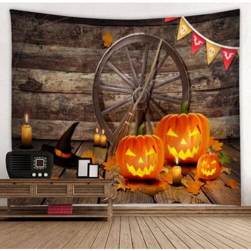 Halloween Tapestry Wall Hanging Bed Spread Beach Towel Table Cloth Yoga Mat Muebles de la Sala Christmas Decoration Large Size