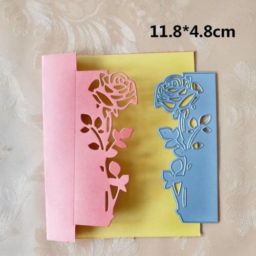 Beauty Flower Carbon Steel Cutting Dies Stencils For DIY Scrapbooking Decorative Craft Supplies Embossing Die Cut Rose Lace