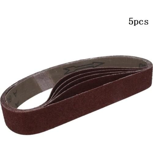 Utoolmart 5pcs/10pcs/15pcs 533*30 Size Sanding Belt Alumina Grinding Polishing Abrasive Belt High Quality 60/80/100 Grit