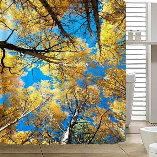 Best Selling Forest Animals Waterproof and Mildewproof Hook Can Be Water Shower Curtain Bathroom Decoration Color Printing