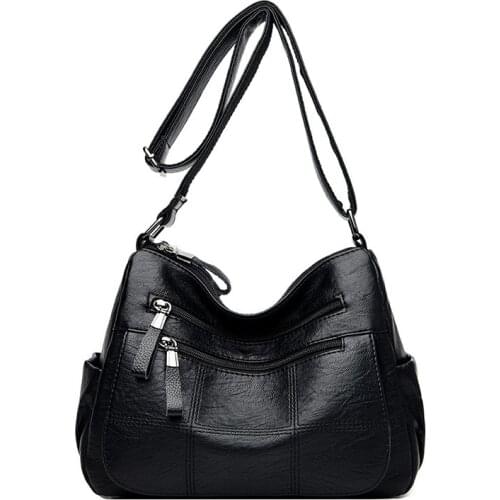 Trendy Womens Bag 2021 Autumn New Messenger Bag Soft Leather All-match Small Bag Ladies One-shoulder Mother Bag