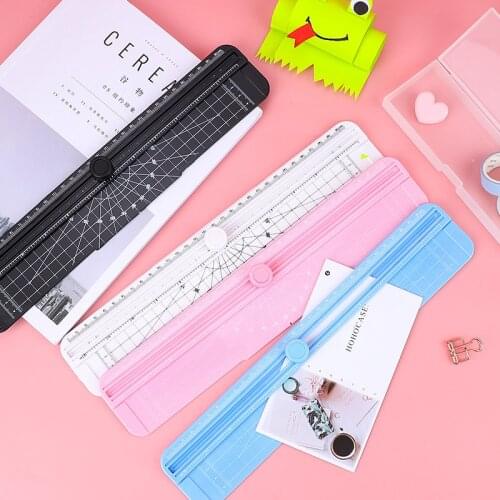 New Office Draw Ot410 Paper Cutting Artifact Photo A4 Photo Cutting Knife Manual Abs Plastic Paper Cutter Household Small