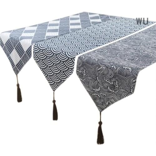 NEW Modern Luxury Tablerunner Decor Home Table Runners Tassel Dinning Table Decoration Wedding Christmas Decorations for Home