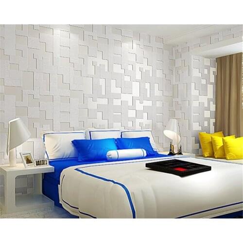 Beibehang wallpaper for walls 3 d Modern minimalist fashion lattice wallpaper for living room Desktop Hotel Design 3d wallpaper