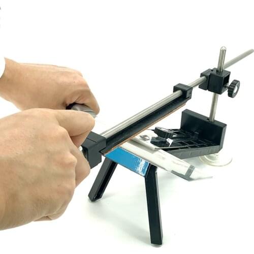 RUIXIN Professional Kitchen Knife Sharpener Whetstone Updated Multifunction Fixed Angle Sharpening System Apex Edge Honing Tools