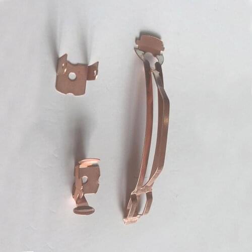 50PCS 5.0cm,6.5cm,7.0cm Raw Copper finish Plain French Barrettes Accessoried for Making hairpins hair accessories