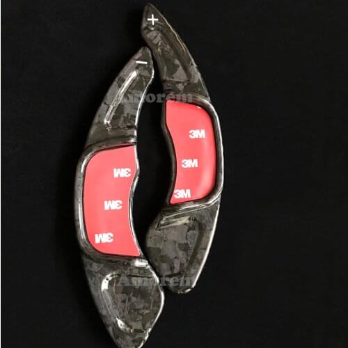 Forged Carbon Fiber Steering Wheel Shift Paddle Shifter Extended For Volkswagen VW GOLF7 MK7 GTI R GTD GTE POLO GTI Scirocco