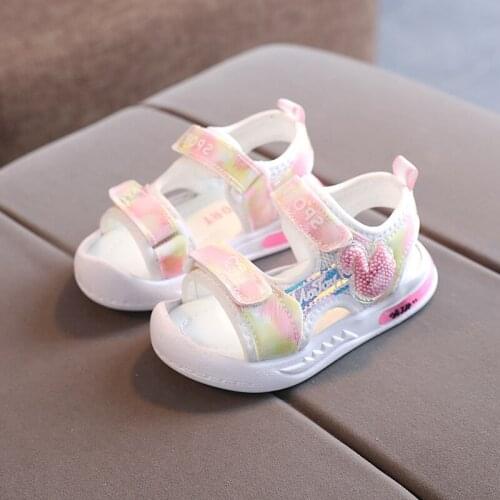 Size 21-30 2021 Boys Sandals Toddler Beach Sandals Fashion Casual for Girls Anti-slip Summer Slippers for Baby Toddler Shoes