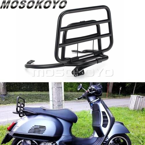 For Vespa Piaggio Sprint Primavera 150 Scooter GTV GTS 250 300 Motorcycle Rear Folding Luggage Rack Bracket Holder GTS300 GTV300