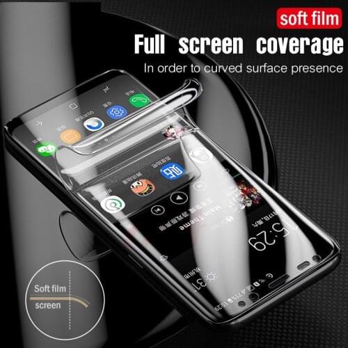 Screen Protector for Samsung Galaxy A51 A71 A80 A805F Ace 4 LTE G313 Full Cover Soft Hydrogel Film HD Protective Film Not Glass