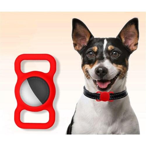 Pet Anti-lost Protective Case Silicone Shell Cover Sleeve for Airtag Tracker
