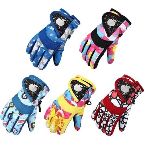 Winter Gloves for Kids Boys Girls Snow Windproof Mittens Childrens Outdoor Sports Skiing handschoenen Casual guantes moto