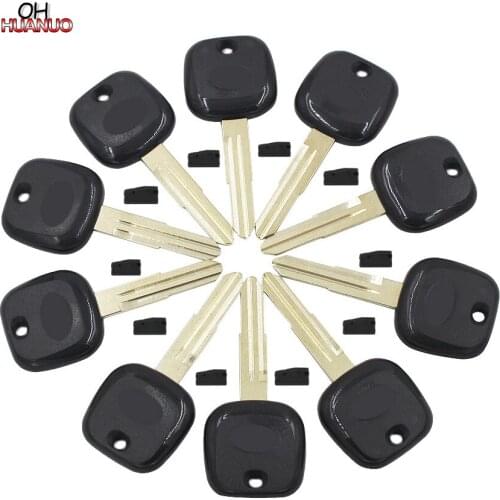 10 PCS/LOT, Transponder Key Blank Fob Key Remote Shell for Daihatsu Charade Copen Cuore Feroza Sirion Terios YRV With 4D67 Chip