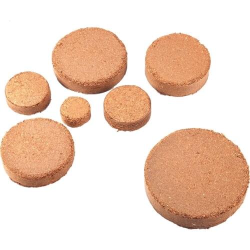 10PCS Coconut Fiber Coir Pellet Nutrient Soil Lightweight Plant Compressed Base Garden Supplies
