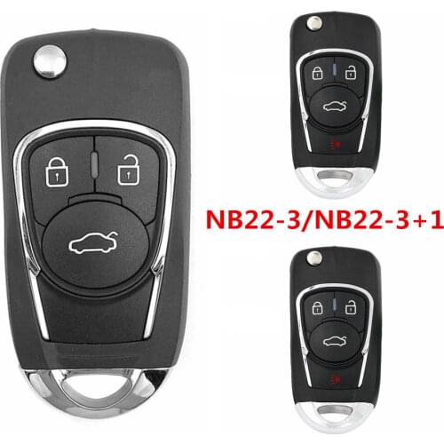 KEYDIY NB22-3 NB22-3+1 3/4 Buttons Universal NB Series KD Remote Car Key For KD900/MINI KD/KD-X2