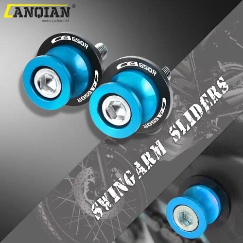 8MM Motorcycle Accessories CNC Aluminum Swingarm Spools Slider Stand Screws For Honda CB650F CB 650F CB 650 F 2014 2015 2016