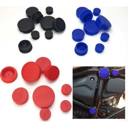 9pcs For BMW R1200GS R1200 GS Adventure R 1200 GS LC 2013-2016 Motorcycle Frame Hole Caps Caps Caps Set Decor Accessories