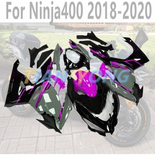 Motorbike accessories shell fairing Body Panel Kit Motorcycle Shell Set For Kawasaki Ninja400 Ninja 400 2018-2020 2018 2019 2020