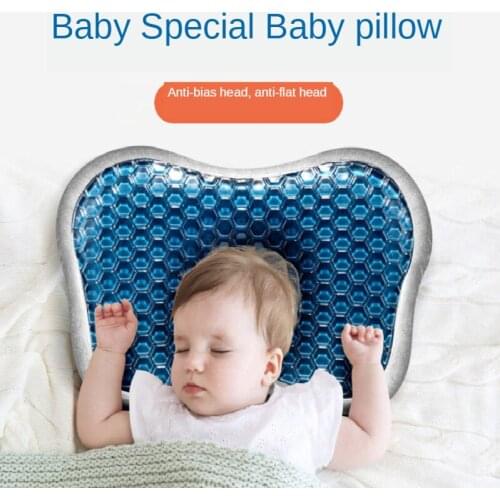 Skin-friendly Baby Pillow 0-1 Year Old Newborn Child Pillow Core Anti-eccentric Memory Pillow To Correct Flat Head Gel Pillow