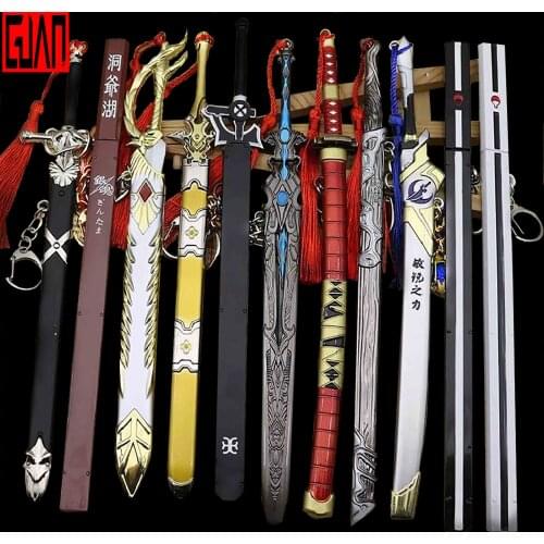 Douluo Modao Chen Qingling With Sheath Knifeassassin Around 22cm Alloy Sword Toy An Childrens Day Christmas Gift Keychain Sword