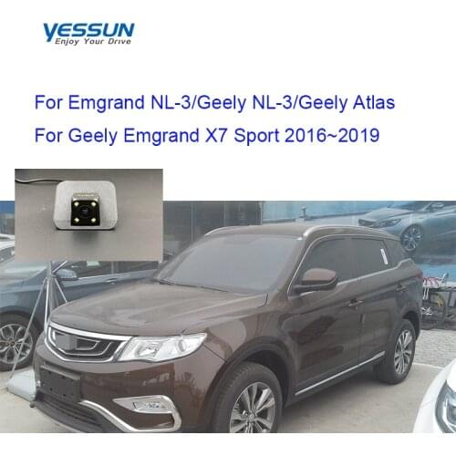 Yessun parking system Rear View Camera For Emgrand NL-3 Atlas Geely Emgrand X7 Sport 2016~2019 License plate light camera
