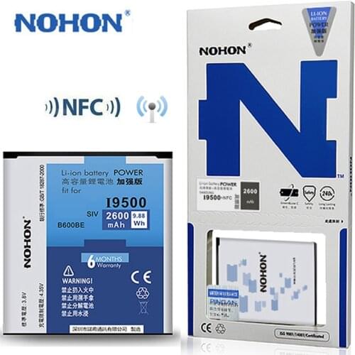 Original NOHON Battery For Samsung GALAXY S4 NFC S5 S6 Edge Plus SIV I9500 G9006V G920I G928F Li-ion Replacement Bateria + Tools