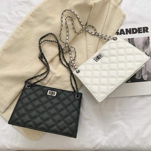 Small Chain PU Leather Fashion Crossbody Bags For Women 2021 Shoulder Handbags Female Travel Fashion Cross Body Bag Hand Bag