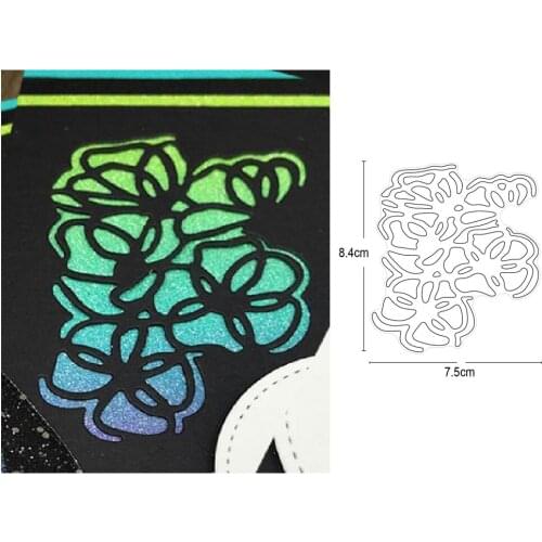 Metal Cutting Dies flowers 84*75mm 2020 new arrival craft Stencil For DIY Scrapbooking Paper/photo Cards Embossing Dies