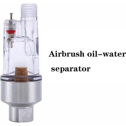 Airbrush Mini Oil-water Separator For Supplies Air Filter and Water Trap for Connects into Airbrush and Hose With 1/8" Threads