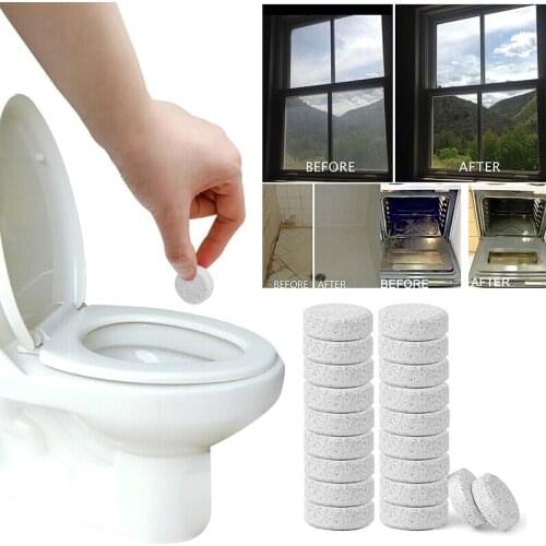 Multifunctional Effervescent Spray Concentrate Cleaner Toilet Window Floor Cleaner Chlorine Tablets Household Cleaning Tool