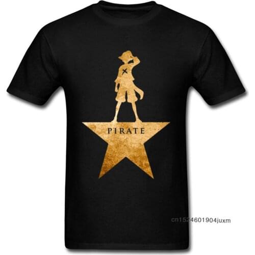 Pirate King T-shirt Men One Piece T Shirt Luffy Zoro New Stars Tshirt Punk Japan Anime Print Clothes Straw Hat Logo Tops Tees