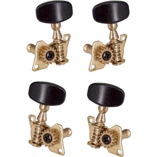 A set of 2R2L Ukulele Guitar strings button Tuning Pegs Keys tuner Machine Heads Guitar accessories Parts Musical instruments