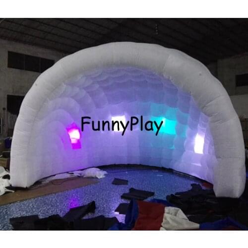 Half-Moon Inflatable Igloo Stage Tent Air Dome Luna Tents,giant inflatable tents for exhibition,inflatable meeting tent
