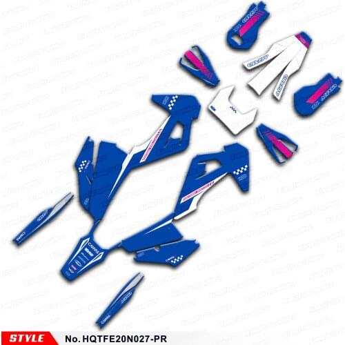 AFTERMARKET Custom Sticker for TE 150i 250i 300i FE250 FE350 FE450 FE501 FE 250 350 450 501 20 to 22, Style No. HQTFE20N027-PR