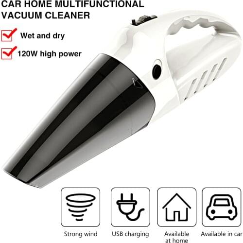 Mini Portable Vacuum Cleaner 4500Pa Powerful Built-in Battrery Cyclone Suction Wet Dry Handheld Strong Mini Cleaner Home & Car