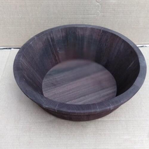 Baby Photography Props Retro Wooden Basin Newborn Infants Pose Auxiliary Round Basket Photo Shooting Accessories 69HE