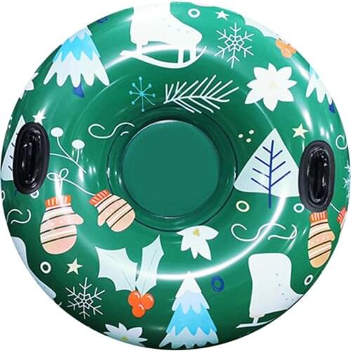Super 47 '' Inflatable Snow Sled Children Adults Heavy Duty Snow Tube