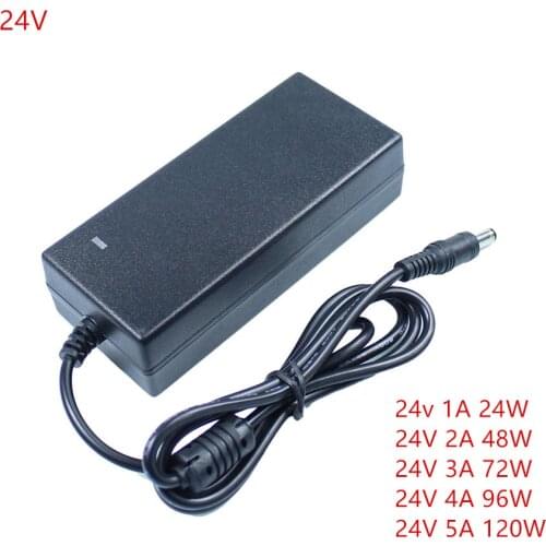 LED Adapter/ Led Switch Power Supply 24V 5A 60w Switch Mode LED power Adaptor AC100-240V Input