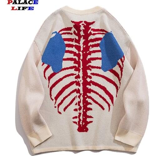 Vintage Graffiti Embroidery Cardigan Knit Sweater Men 2021 Spring Harajuku Knitted Sweater Hip Hop Retro Streetwear Casual Unsex
