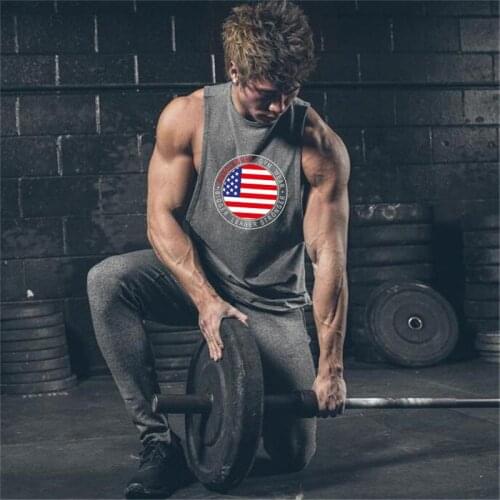 Muscleguys Brand Gyms Clothing Fitness Mens Tank Top Men Bodybuilding Stringer Tank Tops Workout Singlets Sleeveless Shirt