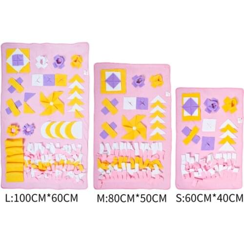 Pet smell training blanket Dog search smelling practice mats Fabrics are non-irritating Bright colors stimulate pet vision