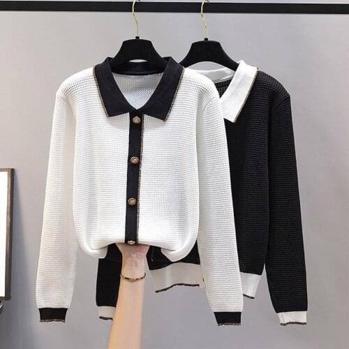 Knitting Sweater Women Autumn Winter Pullover Fashion Sweater Slim Casual Ladies Temperament Shirt External Wear Top TT0025